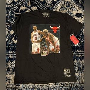 NWT Mitchell and Ness NBA Finals 1996 Bulls rare retro Tee Rodman pippin XL